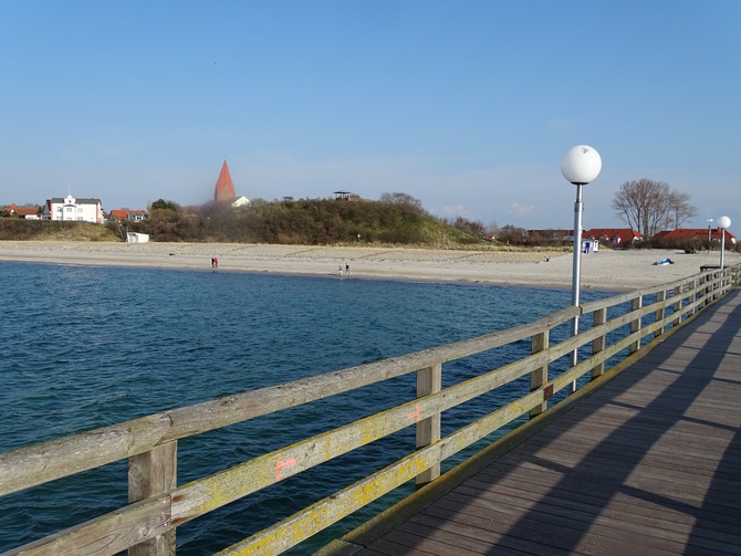 Ferienhaus in Blengow - Wilke - Blick auf Rerik von der Seebr&uuml;cke