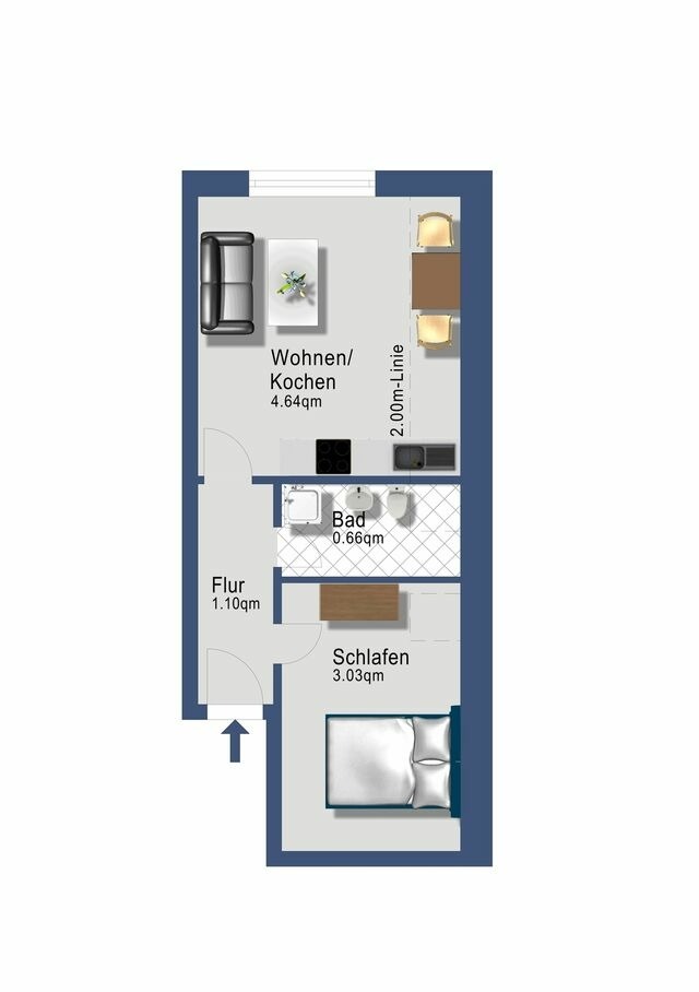 Ferienwohnung in Rabenkirchen-Faul&uuml;ck - Schleiblick App. 6 - Bild 6