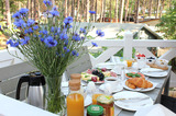 Bungalow in G&ouml;hren - Strandkiste G&ouml;hren - Terrasse