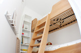 Bungalow in G&ouml;hren - Strandkiste G&ouml;hren - Kinderzimmer, Doppelstockbett 90x200 cm