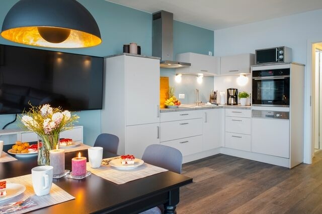 Ferienwohnung in Fehmarn OT Staberdorf - Sonnendeck mit Meerblick in Staberdorf - Bild 2