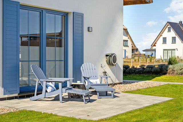 Ferienhaus in Dranske - R&uuml;genzauber Reetdachhaus mit Sauna u. Kamin | Strandn&auml;he | Garten - Bild 21