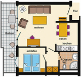 Ferienwohnung in Ostseeheilbad Zingst - Am Kurhaus 614-Strandidyll Villa Kurpark - Bild 14