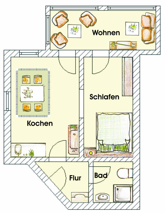 Ferienwohnung in Seebad Heringsdorf - (Brise) Villa To Hus App. 12 - Bild 15